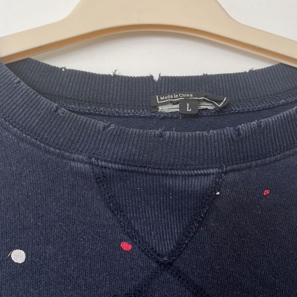 Distressed paint splat sweatshirt - Picture 5 of 6